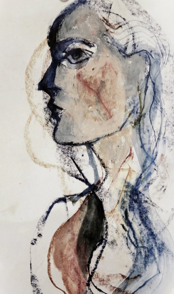 Profiel van een expressieve vrouw door Doris Schmitz