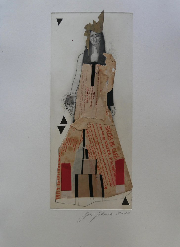 Mode-koningin-collage door Doris Schmitz