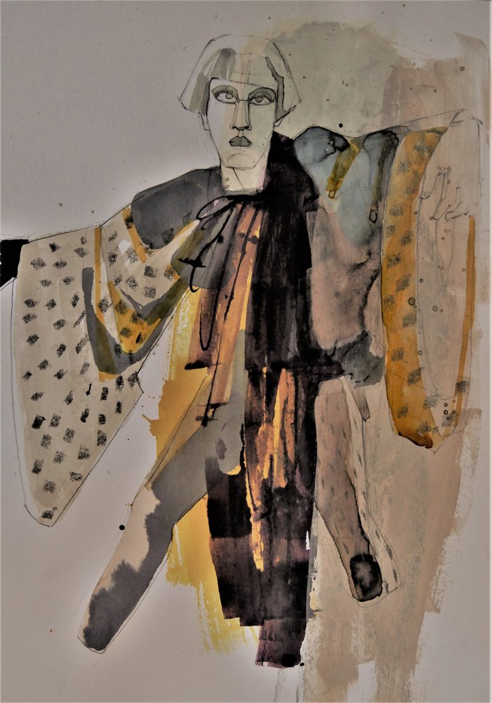 Gouden kimono-stijl door Doris Schmitz
