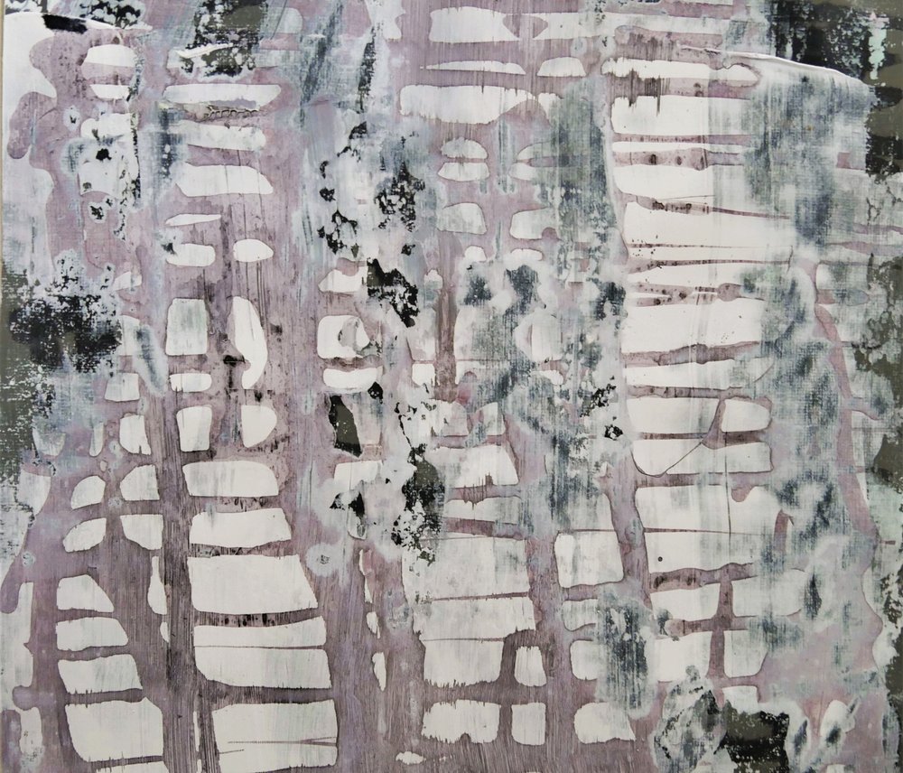 Rauwe stedelijke abstracte kunst door Doris Schmitz
