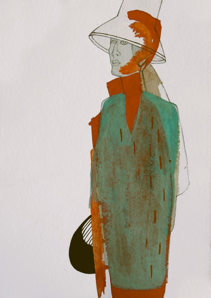 Moderne modefiguur door Doris Schmitz