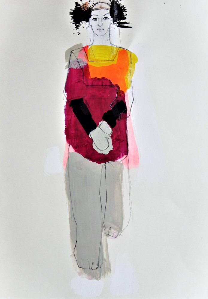 Modern modeportret door Doris Schmitz