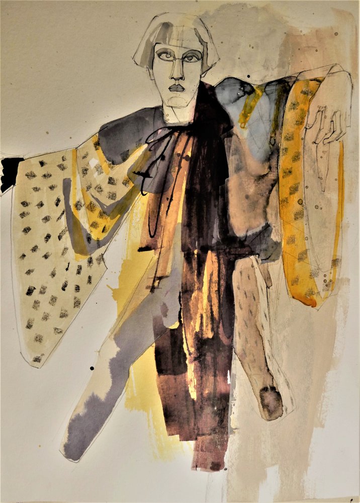 Gestileerd modeportret door Doris Schmitz