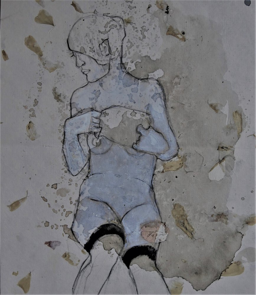 Subtiel naaktfiguur door Doris Schmitz
