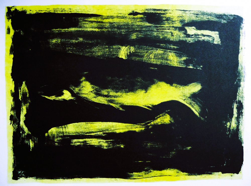 Levendige abstracte penseelstreken door Doris Schmitz
