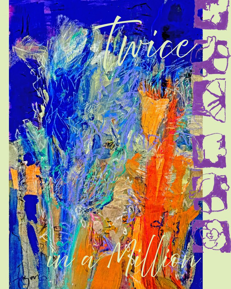 Dynamische abstracte schilderkunst door Dorothy Fagan