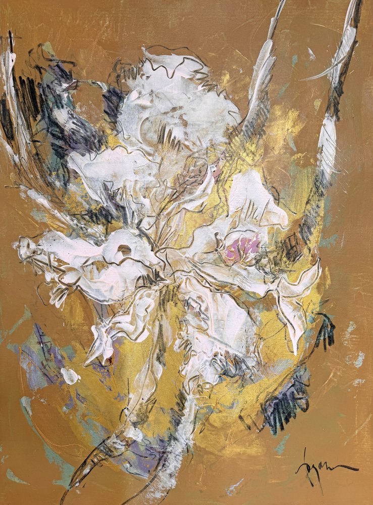 Stralend witte bloesem door Dorothy Fagan