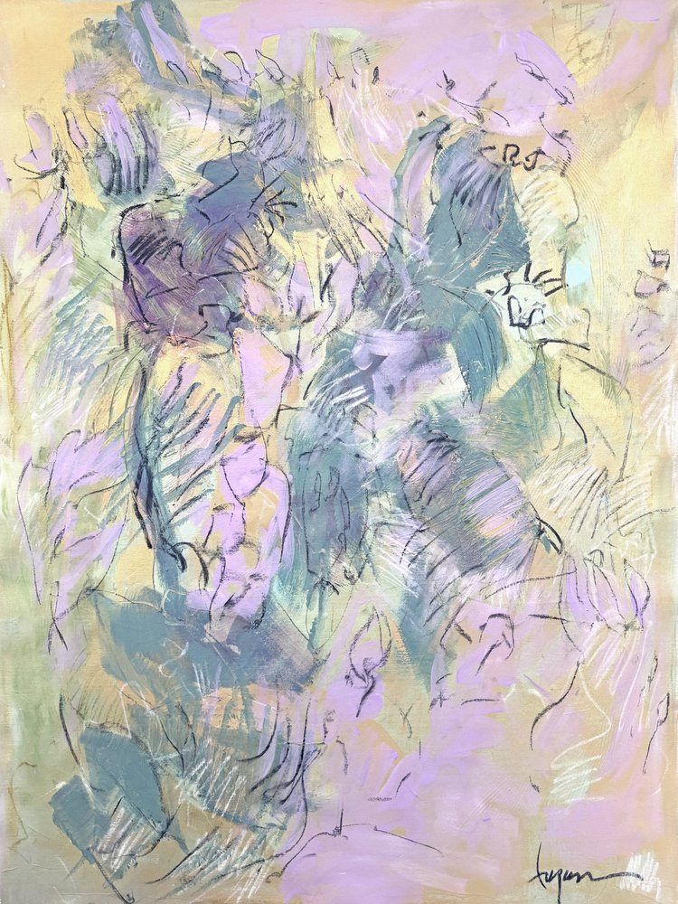 Zachte, abstracte rust door Dorothy Fagan