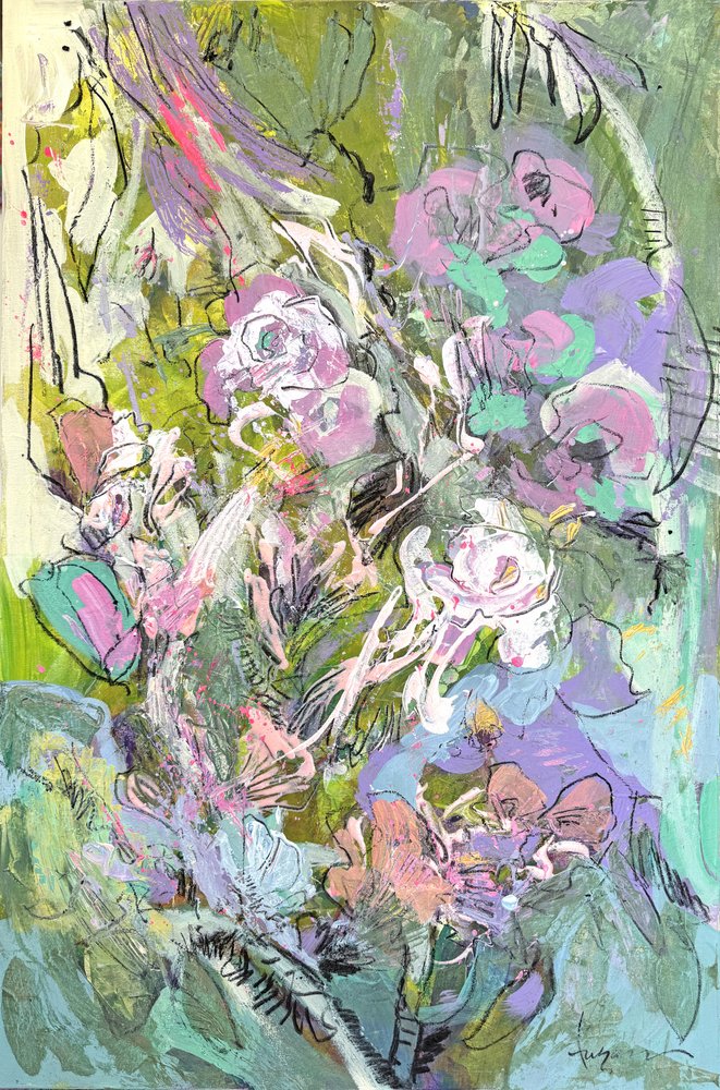 Levendige bloemenpracht door Dorothy Fagan