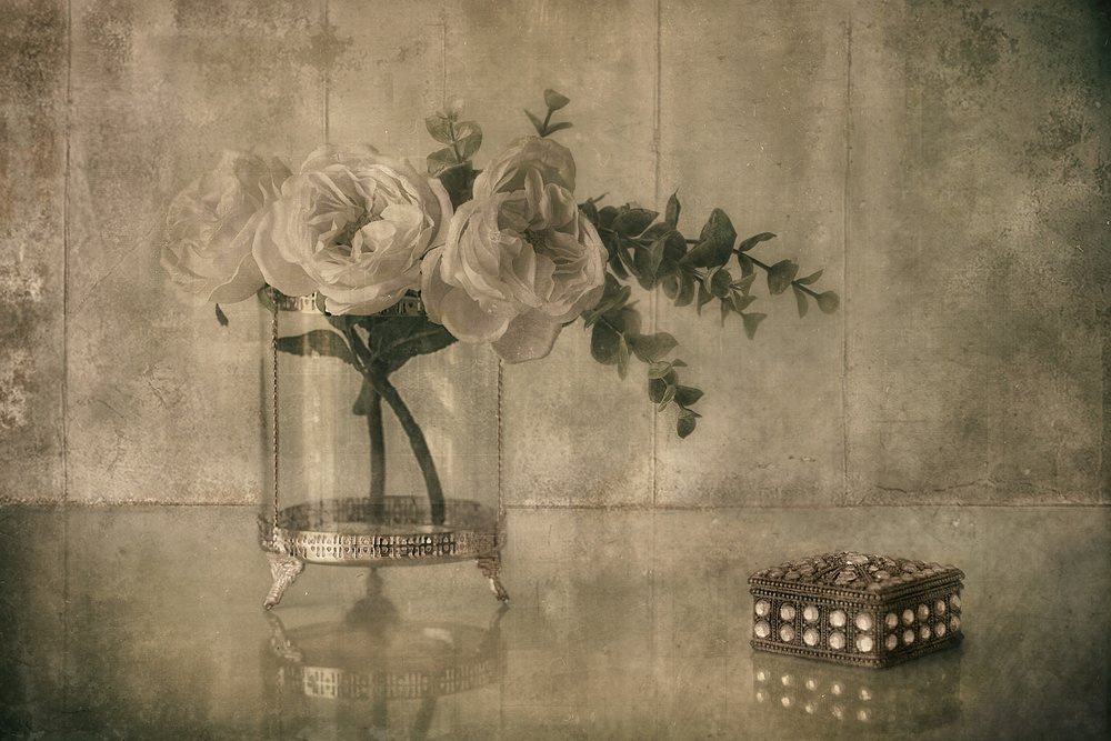 Elegante roos en aandenken door Elena Arjona