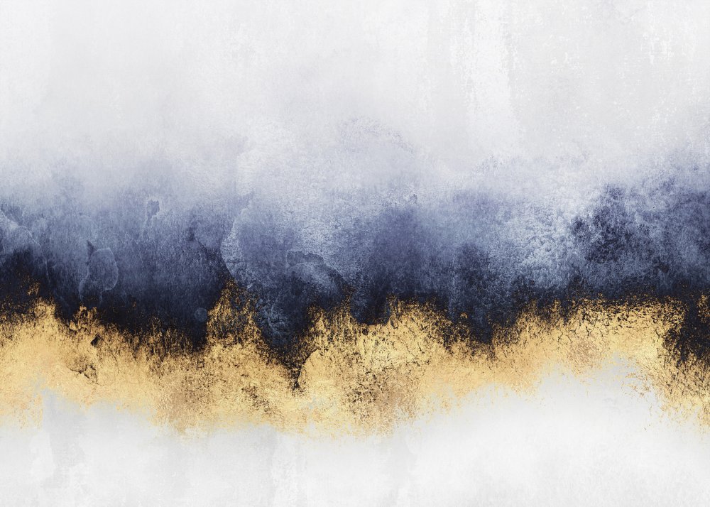 Indigo Gold Shimmer door Elisabeth Fredriksson