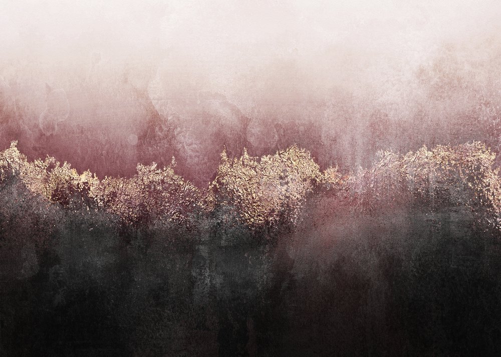Misty Rose Gold Forest door Elisabeth Fredriksson
