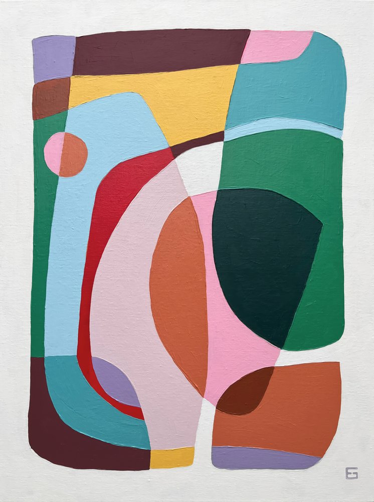 Levendige abstracte vormen door Ellen Greup