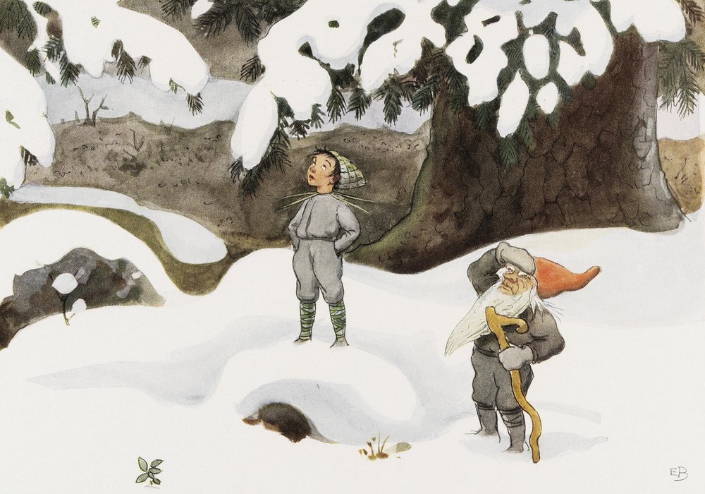 Het Zonne-ei Winter door Elsa Beskow