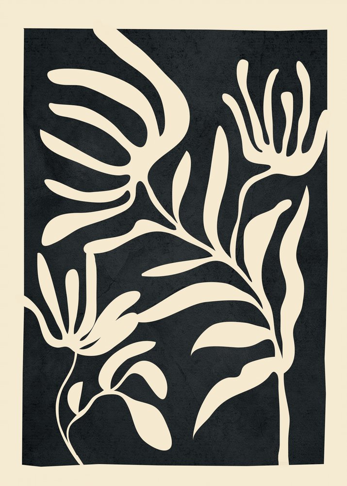 Abstracte botanische vormen door Flow Line