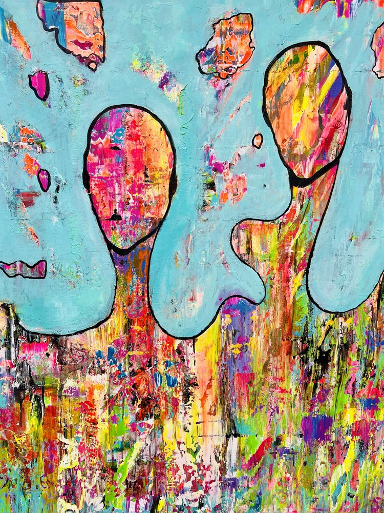 Levendige abstracte figuren door Fredrik Olsen