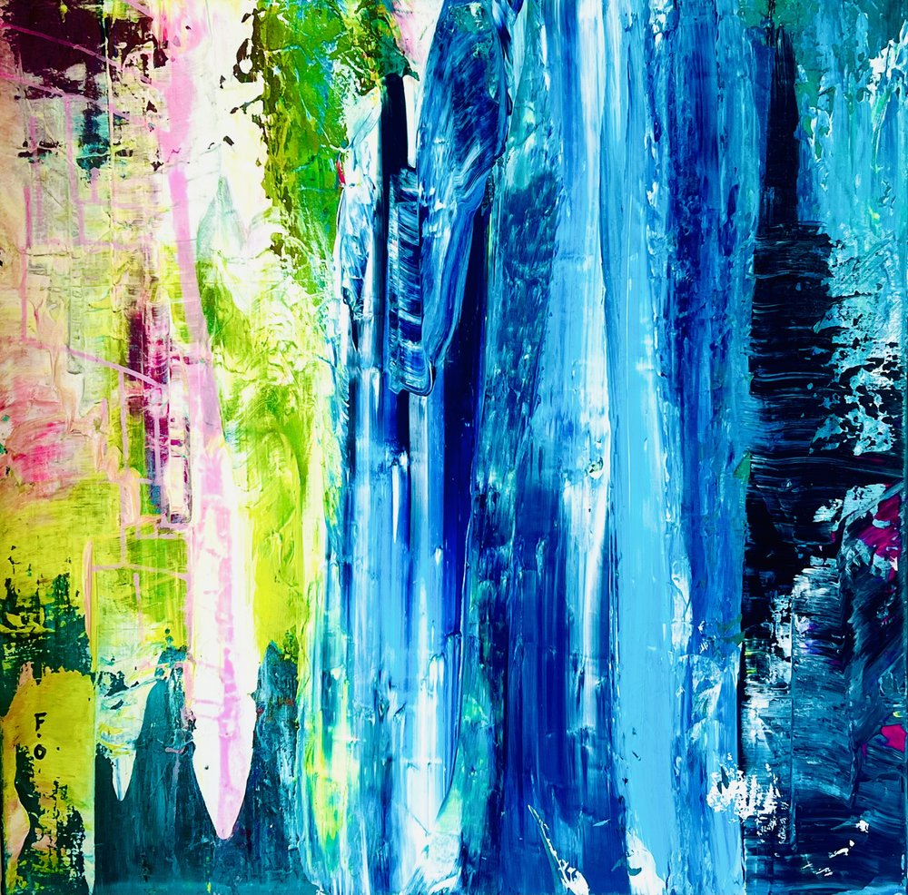 Levendig, vloeiend en abstract door Fredrik Olsen