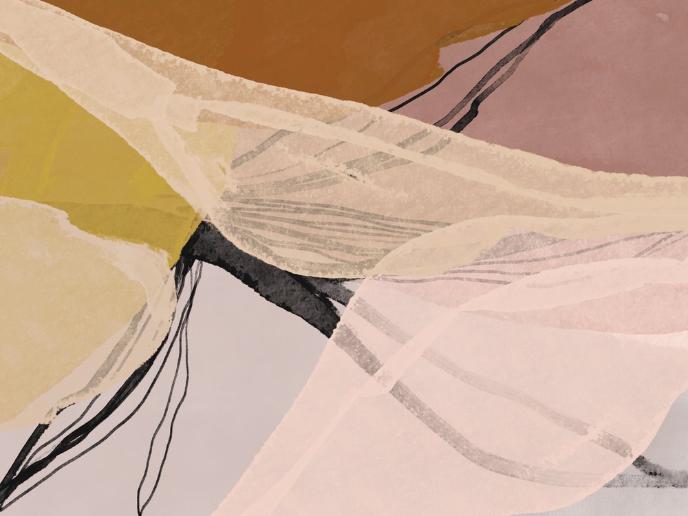 Abstracte aardse lagen door Gemma Bardot