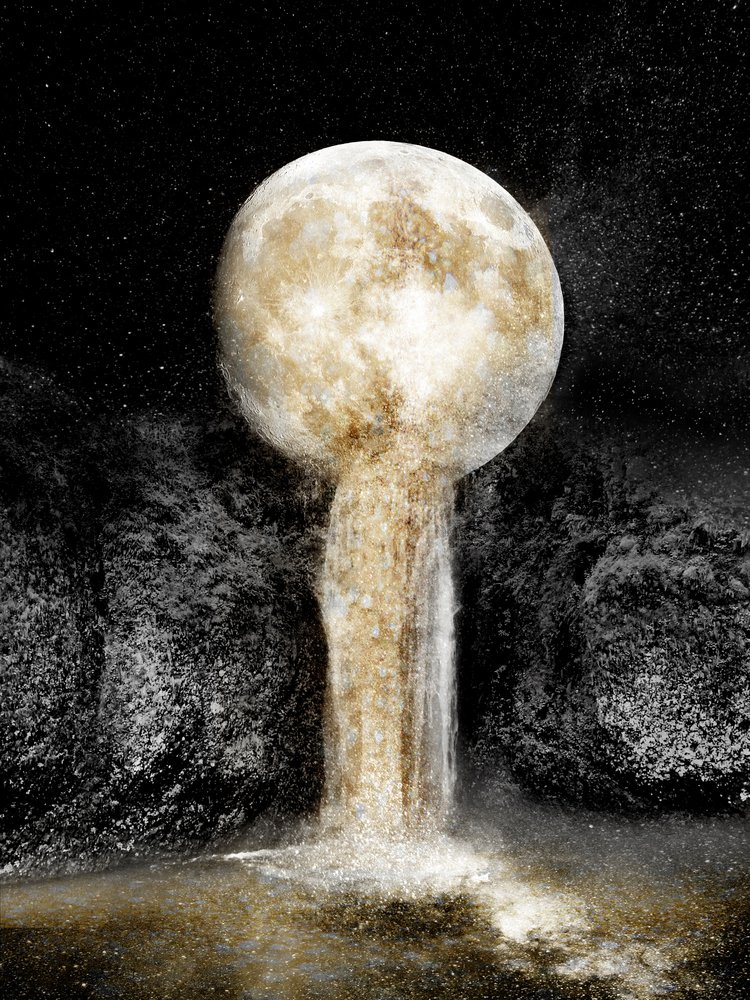 Golden Moon-waterval door Gemma Bardot