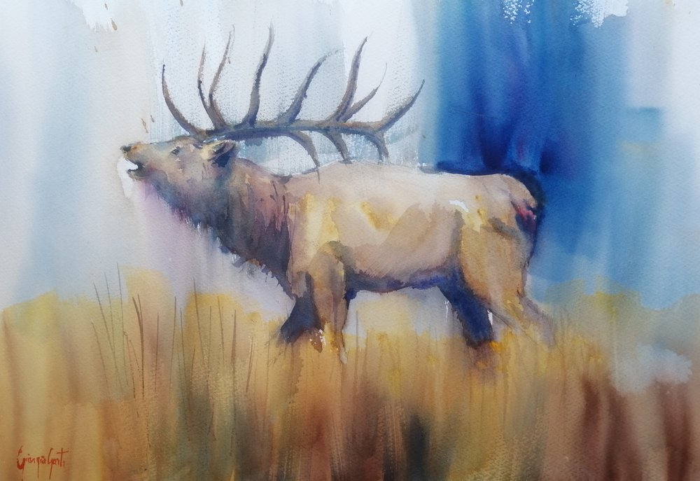 Het herfstgebrul van de eland door Giorgio Gosti