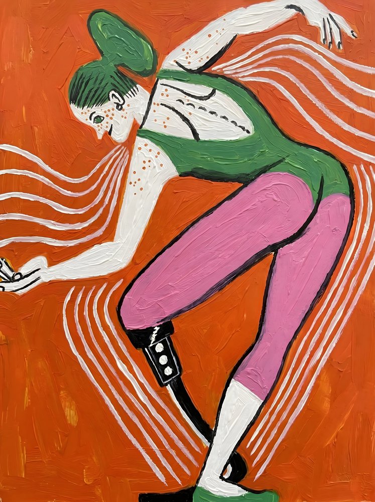 Zelfverzekerde danseres met een prothese door HUGO