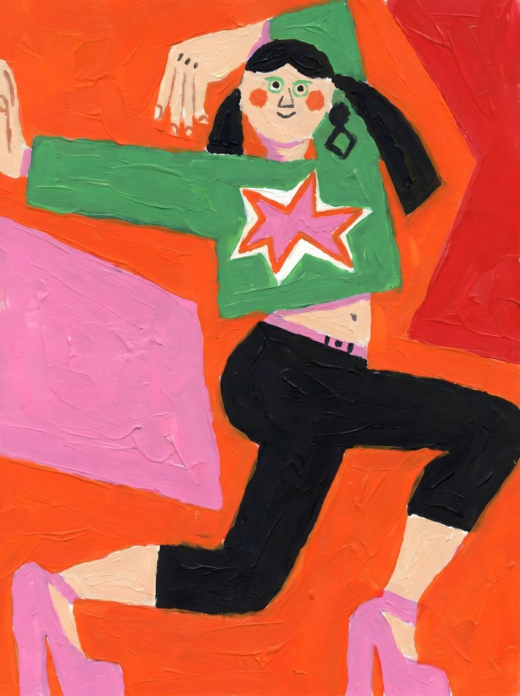 Speelse sterdanseres door HUGO