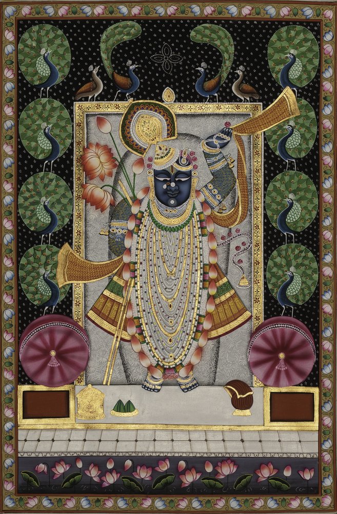 Heer Krishna met pauwen door IMAGINEERS STUDIO