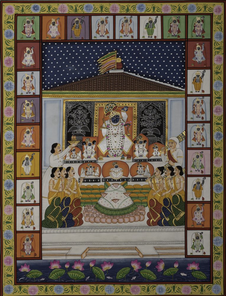 De eredienst in de Shrinathji-tempel door IMAGINEERS STUDIO