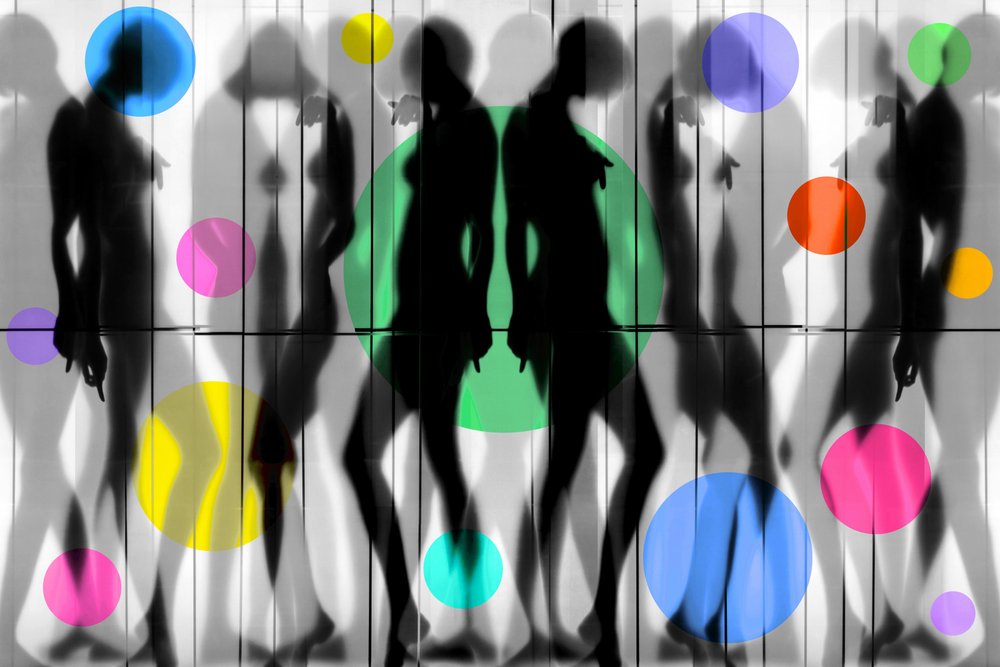 Kleurrijke popart-silhouetten door Igor Shrayer