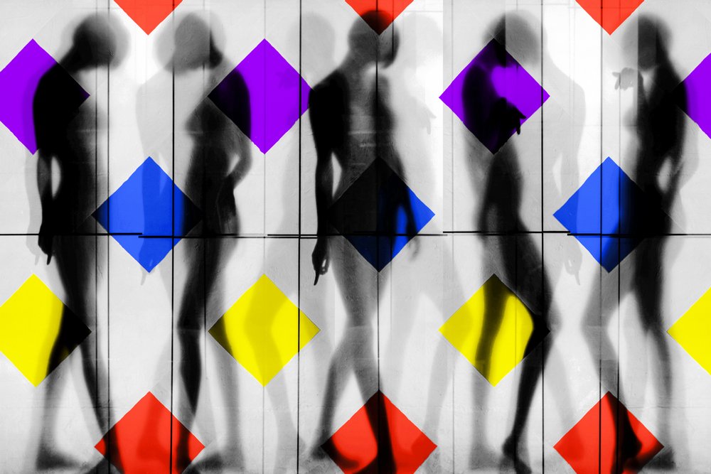 Ritmische geometrische figuren door Igor Shrayer