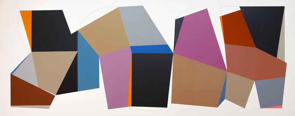 Geometrische kleurblokken door Ildefonso Martín