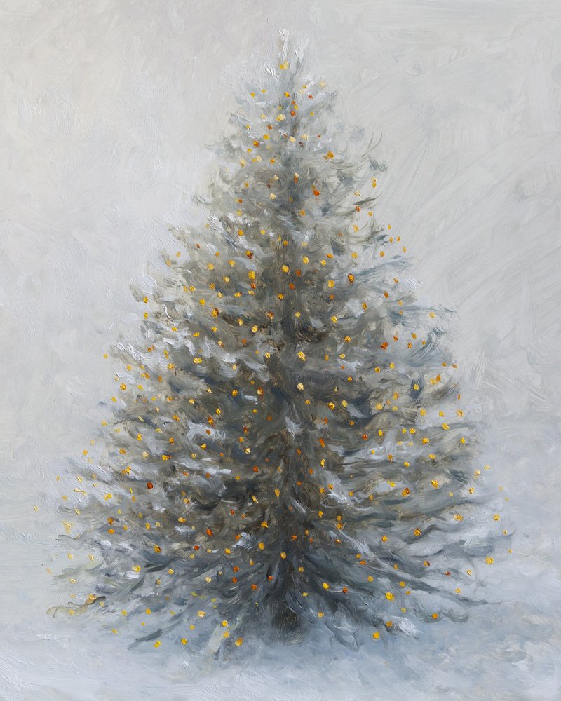 Sneeuwachtige kerstsfeer door James Zamora
