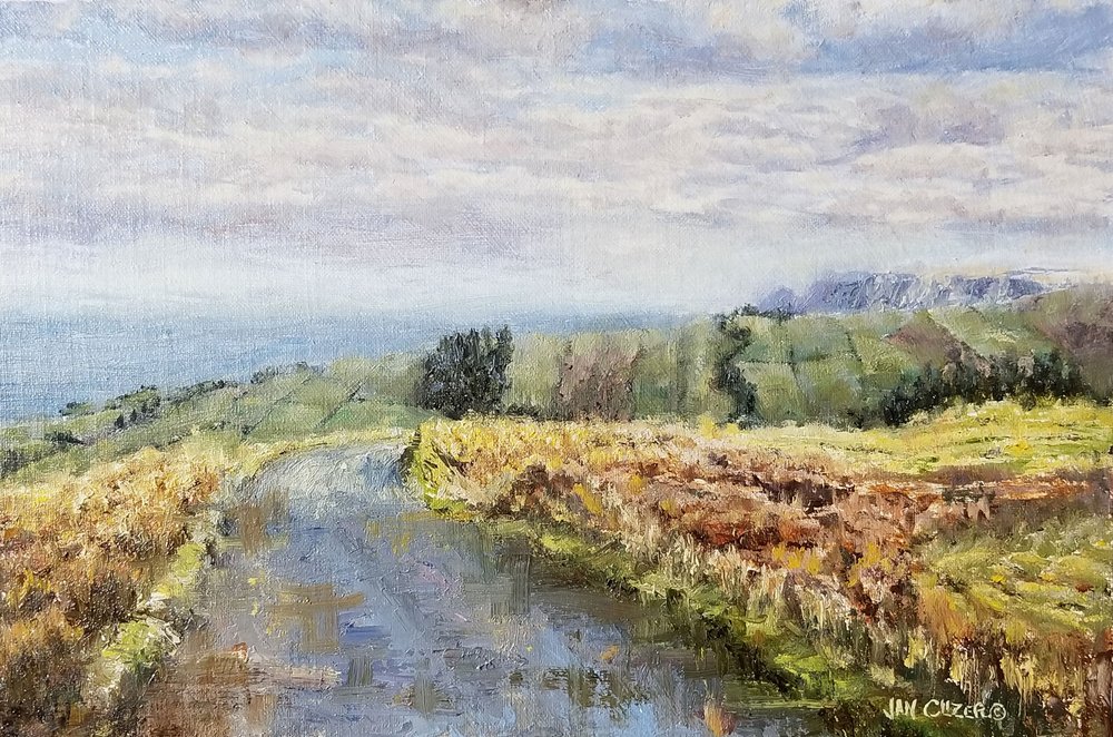 Herfst langs de kustweg door Jan Clizer