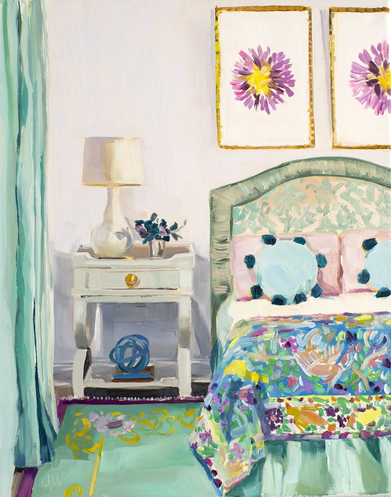 De slaapkamer van Mary Ellen S door Jenny Westenhofer