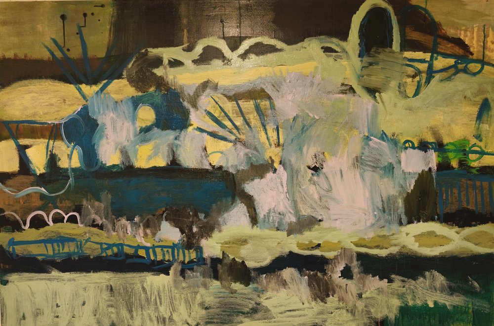 Rustige abstracte tuin door Joackim Schou Dahle