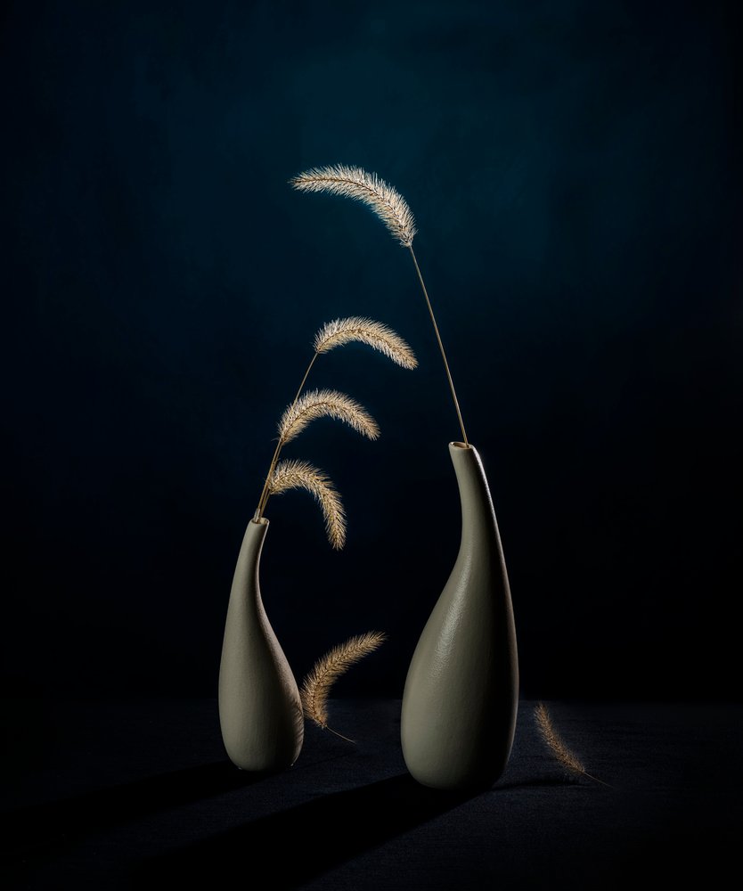 Moody botanische vazen door John-Mei Zhong
