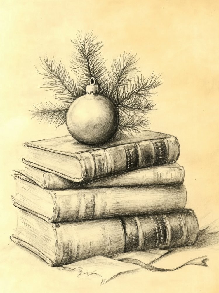 Vintage kerstboeken door Jolly and Dash