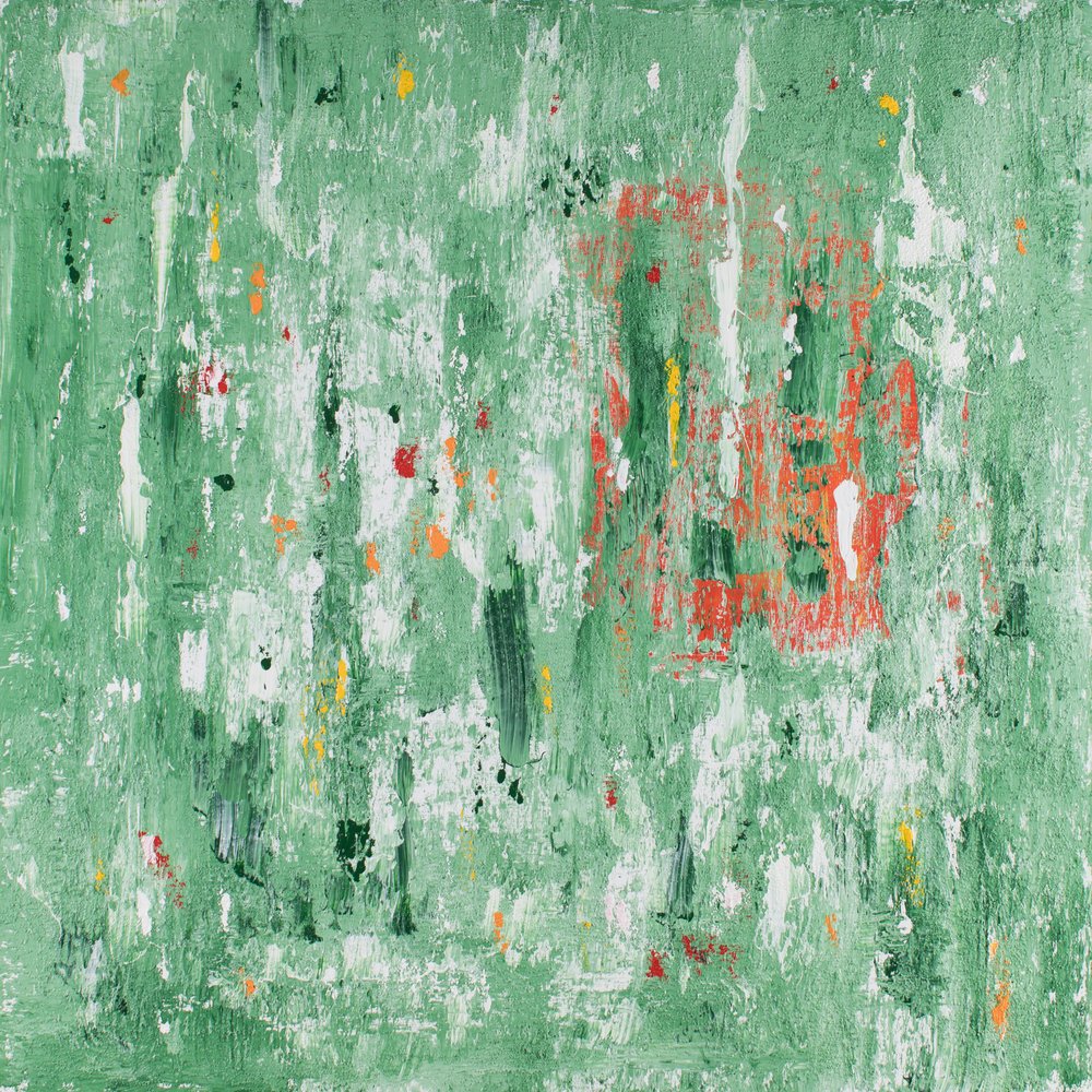 Groene abstracte texturen door Jonas Weikel