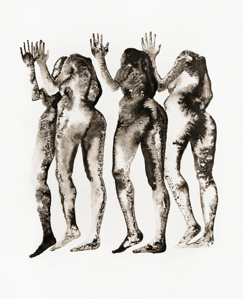 Abstract Ink Women door Joshua Hoskins