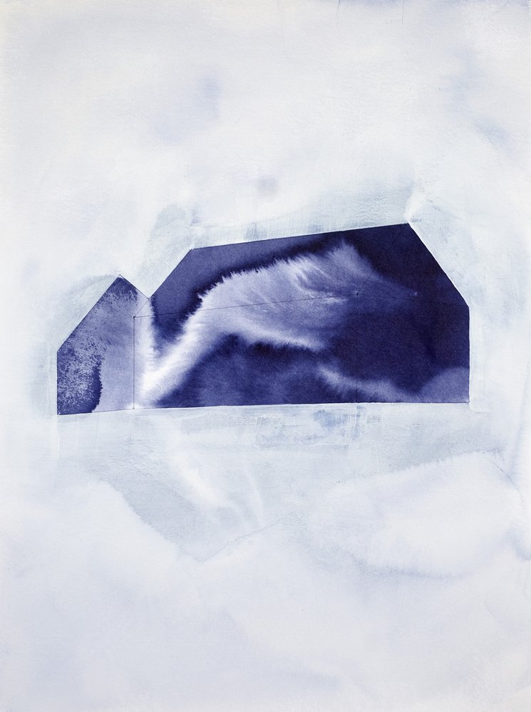 Blue Cloud House door Joshua Hoskins