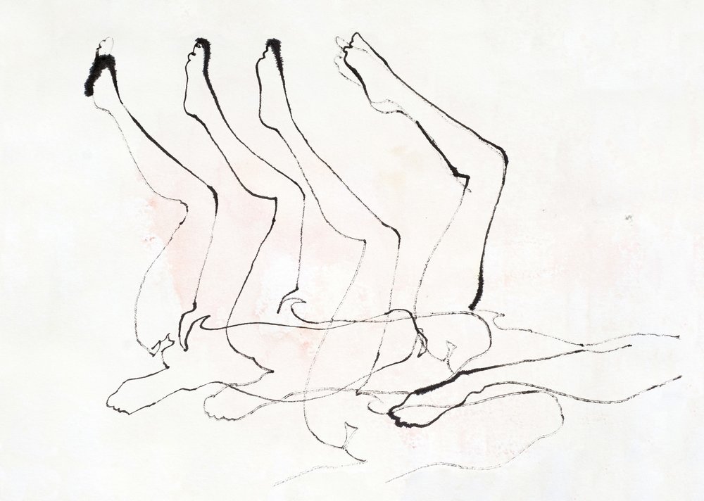 Beweging van de dansende benen door Joshua Hoskins