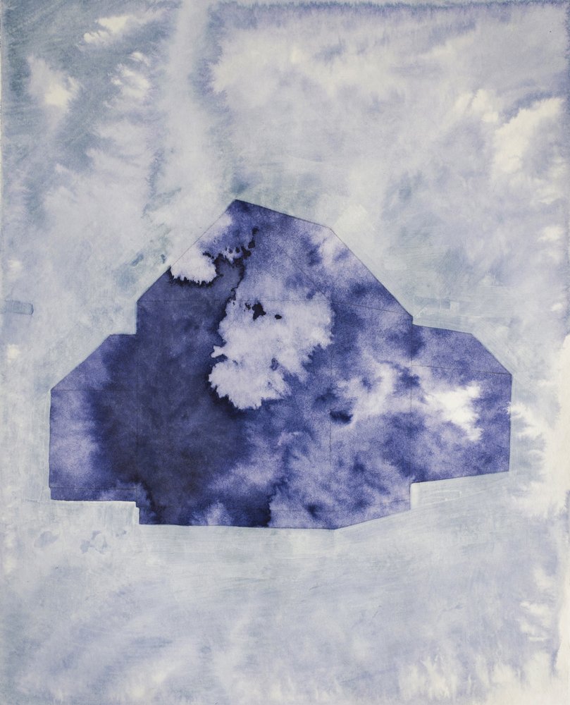 Dromerig blauw huisje door Joshua Hoskins