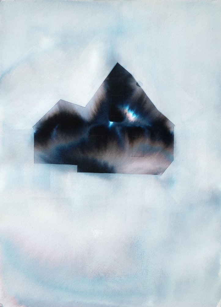 Mysterieus blauw silhouet door Joshua Hoskins