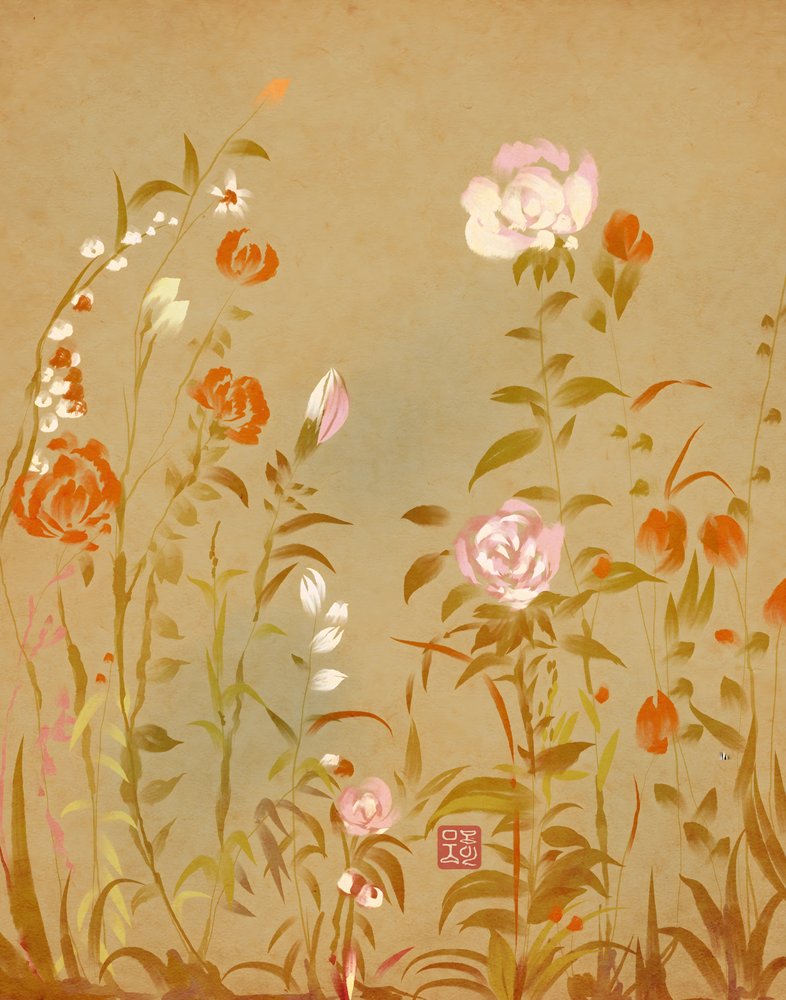 Zachte botanische bloemen door Josie George