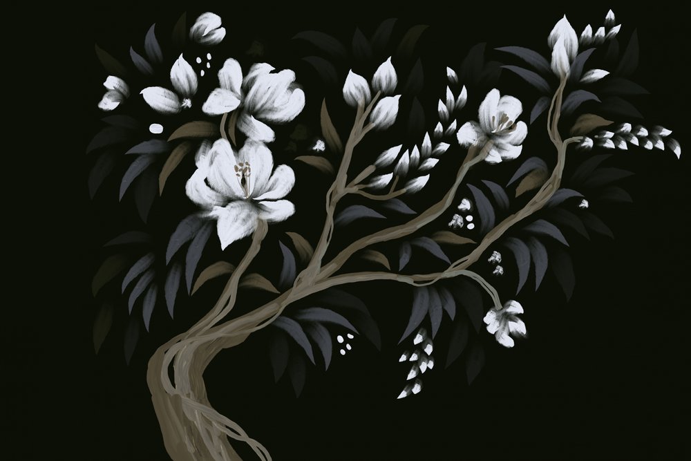 Nachtbloesemboom door Josie George
