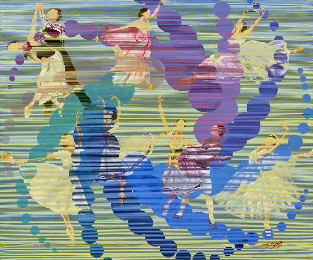Sierlijke balletdansers door Jukyong Park