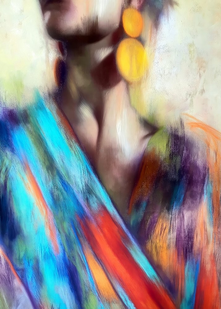 Kleurrijke abstracte mode door Justyna Jaszke