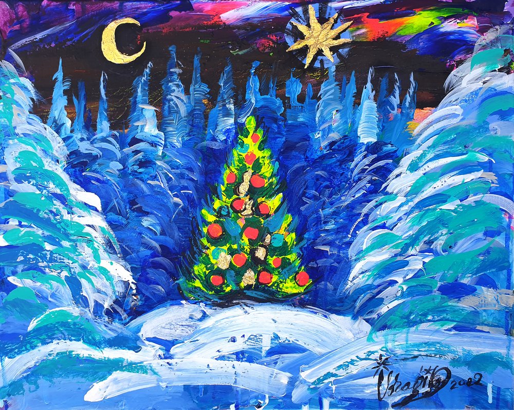 Magische winternacht door Kanat Ibragimov