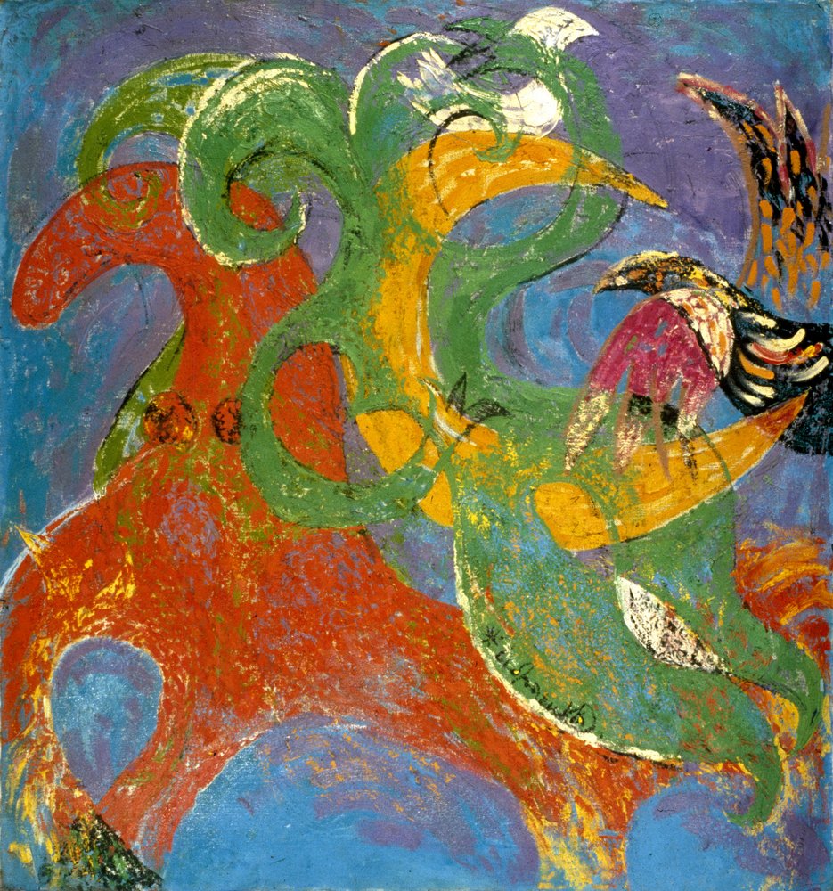 Levendige abstracte dieren door Kanat Ibragimov