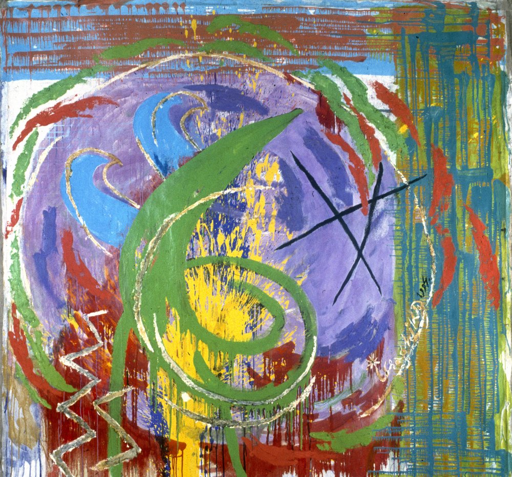 Levendige abstracte werveling door Kanat Ibragimov